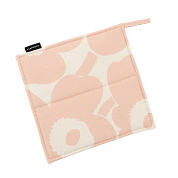 マリメッコ ピエニウニッコ ポットホルダー（鍋敷き） ピーチ/コットン marimekko Pieni Unikko [ネコポス対応可(3枚まで)]