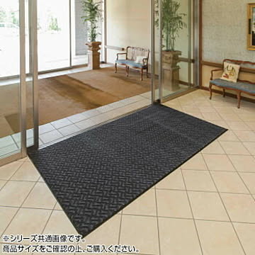 インドアマット　エコトライマット　大　60×90cm　灰