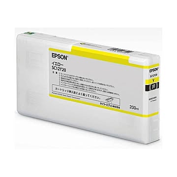 まとめエプソン インクカートリッジ 200mlイエロー SC12Y20 1個×3セット