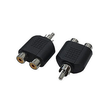 変換名人 AVプラグ RCA(メス)2P to RCA(オス)モノラル AV/RCA2J-RCAPM(2P) 管理No. 4571284882072