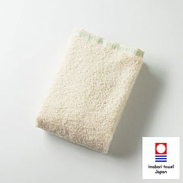 楠橋紋織 DOUBLE STAR presso フェイスタオル 33cm×80cm ベージュ 1-62008-31-BE