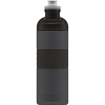 SIGG 耐熱性ポリプロピレン製ボトル ヒーロー スクイーズボトル（アントラサイト 0．6L）