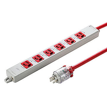 サンワサプライ 医用接地プラグ付き電源タップ TAP-HPM6-3R 管理No. 4969887839898