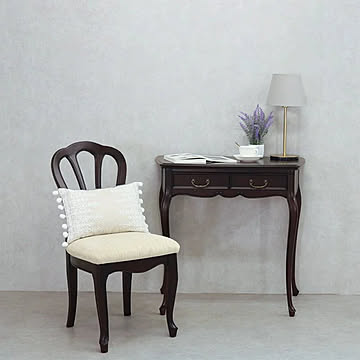 東海家具 フルールDM リビングデスクセット(リビングデスク75+LDチェア) 