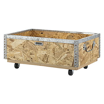 ラック 完成品 スタッキングボックス S キャスター付 LFS-171 幅51.5x奥行33x高さ21cm 東谷