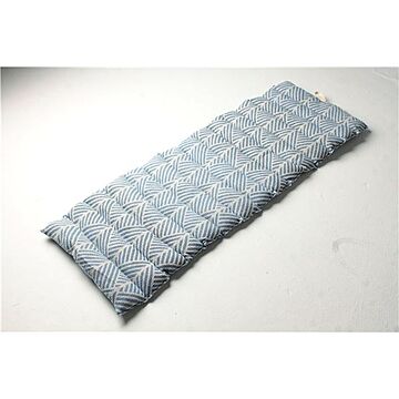 インド綿使用 ネイビーロングクッション座布団 43×120cm クラック