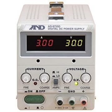 A&D(エーアンドデイ)電子計測機器 直流安定化電源(30V、3A)AD-8735D