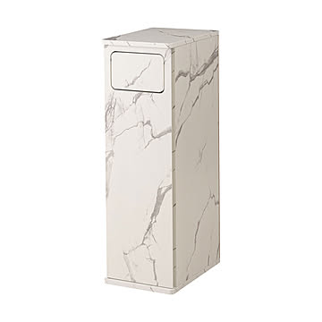 ゴミ箱 45リットル 2段 分別 45l スリム おしゃれ キッチン リビング 幅26 縦型 小さい 20l ダストボックス 木目調 大理石調 BLL-001-004