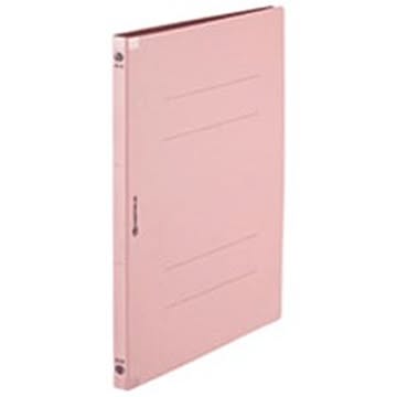 フラットファイル/紙バインダー A4/2穴 120冊入り 背表紙強化タイプ D128J-12PK 桃