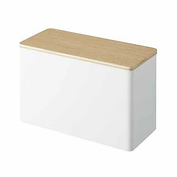 RIN リン (山崎実業) 分別サニタリー収納ホルダー Sanitary Pad Dispenser ナプキンストッカー 生理用品ケース トイレ収納