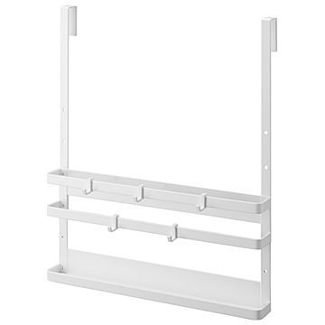 tower タワー (山崎実業) シンク扉まな板＆トレーホルダー Cabinet Door Cutting Board Holder キッチン収納 整理整頓 まな板 掃除 調理器具 トレーホルダー
