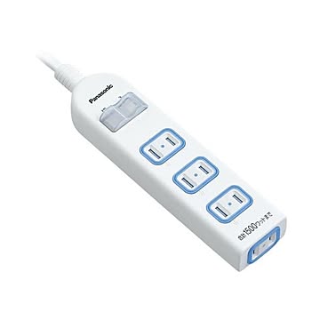まとめ パナソニック ザ・タップX一括スイッチ付 2P・4個口 ホワイト 3.0m WHA25342WKP 1個 ×10セット