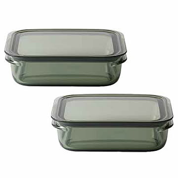 like-it ライクイット 調理ができる保存容器 (L) (2個組) FC-032 Storage Container 耐熱容器 キャニスター フードコンテナ ボウル 耐熱 耐冷 撥水 撥油