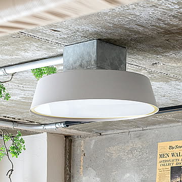 gram eight LEDシーリングライト マフィン ライトグレー