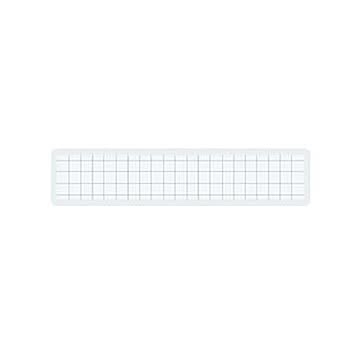 （まとめ）コクヨ マグネット見出し19×105mm 白 マク-411W 1セット（10個）【×10セット】