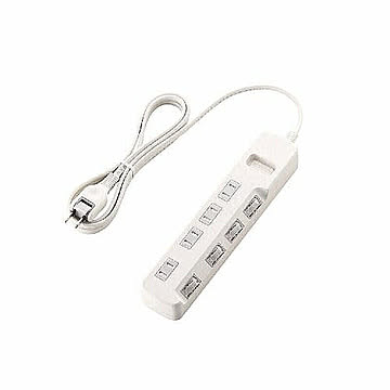 エレコム ほこり防止シャッター付 省エネタップ T-E6A-2420WH 管理No. 4953103456884