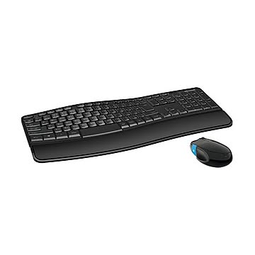 (まとめ）マイクロソフト スカルプトコンフォートデスクトップ L3V-00029 1台【×3セット】