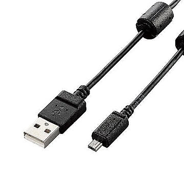 5個セット エレコム デジカメ用USBケーブル(平型mini8pin) DGW-F8UF15BKX5 管理No. 4589453402518