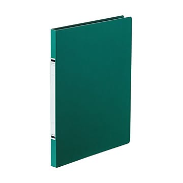 （まとめ）TANOSEEクランプファイル(紙表紙) A4タテ 100枚収容 背幅18mm 緑 1冊 【×30セット】
