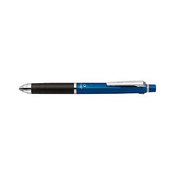 （まとめ） ゼブラ 多機能ペン デルガード+2C 2色ボールペン0.7mm（黒・赤）+シャープ0.5mm ブルー 【×5セット】