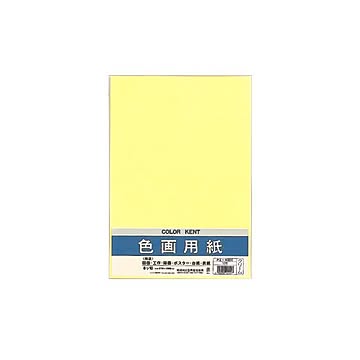 (まとめ) マルアイ 色画用紙 八ツ切 クリームPエ-N82C 1パック（10枚）  【×50セット】