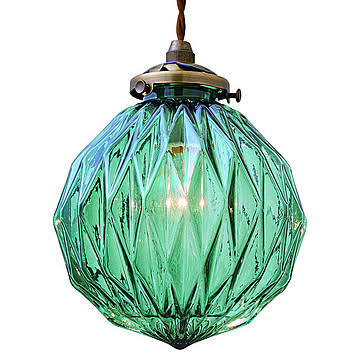 インターフォルム ペンダントライト ベリル LT-3803 ブルー LED電球付