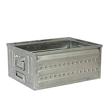 ストレージ D.M.S GARAGE 16L GALVANIZED 幅300x奥行400x高さ185mm ダルトン