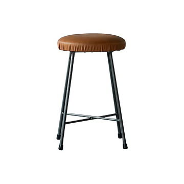 SIKAKU シカク SK STOOL LOW エスケースツール ロー 11306 イス 椅子 いす レザー 本革座面 クロカワ鉄