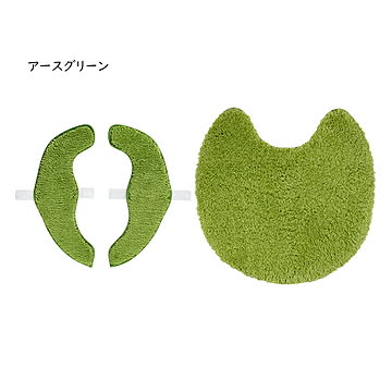 トイレマット 便座マット セット MARURU SELECT JUST FIT 58x58cm＋フリー カキウチ