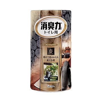 （まとめ） エステー トイレの消臭力 炭と白檀の香り 400mL×10セット