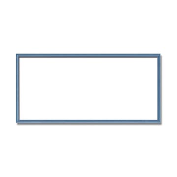 【長方形額】木製額 縦横兼用額 カラー4色展開 ■カラー長方形額（600×300mm）ブルー