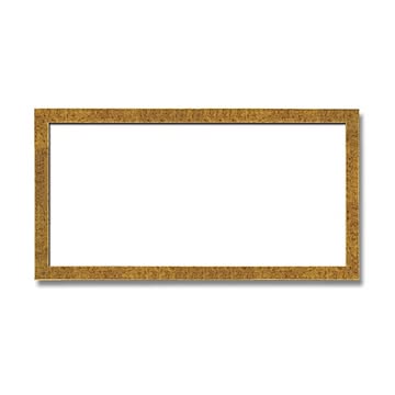 【長方形額】木製額 縦横兼用額 前面アクリル仕様 ■金（銀）長方形額（600×300mm）金柄紋