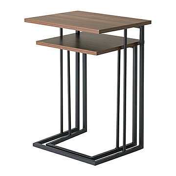 サイドテーブル セット 完成品 LT-47 幅450x奥行350x高さ600mm 桜屋工業