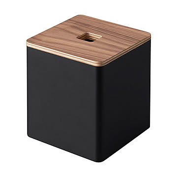 RIN リン (山崎実業) 上から出せるティッシュ＆トイレットペーパーケース Top-Dispensing Paper Holder ティッシュボックス トイレットペーパー リビング ダイニング