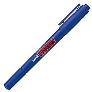 (業務用30セット) 三菱鉛筆 水性ペン/プロッキーツイン 細字/極細 水性顔料インク PM-120T.33 青