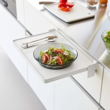  山崎実業 シンク扉/テーブル横折り畳み棚 タワー tower 