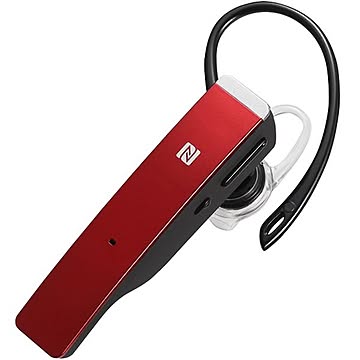 バッファロー(サプライ) Bluetooth4.1対応 2マイクヘッドセット メタルアンテナ搭載&NFC対応モデルレッド BSHSBE500RD