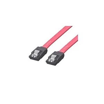 (まとめ)変換名人 SATAケーブル I-Iロック付 90cm SATA-IICA90【×10セット】