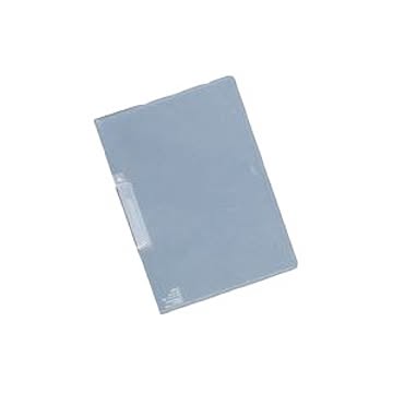（まとめ） クリップインファイル A4判タテ型（クリップスケルトンカラー） SSS-115-90 クリア 1冊入 【×20セット】