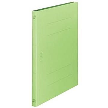 (まとめ) ライオン事務器 フラットファイル（環境） 樹脂押え具 A4タテ 150枚収容 背幅18mm 緑 A-519KA4S 1セット（10冊） 【×5セット】
