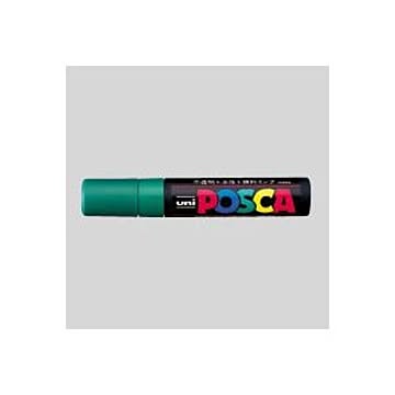 （まとめ） 三菱鉛筆 ユニ ポスカ 極太角芯（15mm） PC-17K.6 緑 1本入 【×5セット】