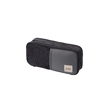(まとめ)エレコム マルチ収納ポーチ(AC収納タイプ) BMA-GP10BK×3セット