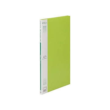 （まとめ） テージー マイホルダーファイン A4判タテ型 10ポケット ライトグリーン 【×10セット】