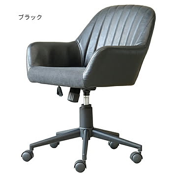 GART オフィスチェア Godo GA-887 ブラック 幅60x奥行65.4x高さ76.5〜84.5cm