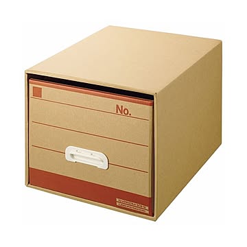 (まとめ) ライオン事務器 文書保存箱 A4用内寸W325×D420×H285mm SCB-12 1個 【×5セット】