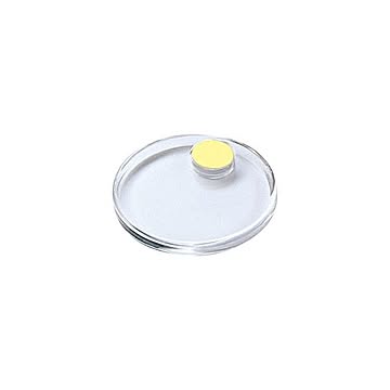 コクヨ 強力カラーマグネット＜クリヤー＞ φ40×6mm 黄 マク-T40NY 1セット（20個：2個×10パック）