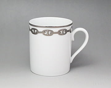 エルメス(HERMES) シェーヌダンクルプラチナ 4134 マグカップ