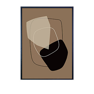 ART abstract アートポスター（フレーム付き） m12948