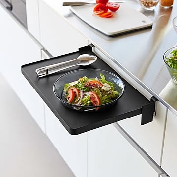  山崎実業 シンク扉/テーブル横折り畳み棚 タワー tower 