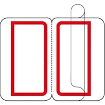 (業務用30セット) ジョインテックス インデックスシール/見出し 大/10シート フィルム付き 赤 B057J-LR